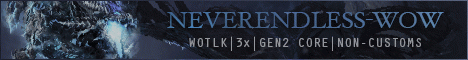 Neverendless-WoW - WoTLK 3.3.5a! Server Logo