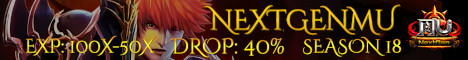 NextGenMU Season18 100-50x FULL BALANCE Server Logo